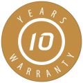 10 years warranty